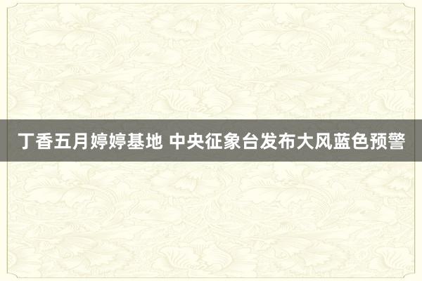 丁香五月婷婷基地 中央征象台发布大风蓝色预警