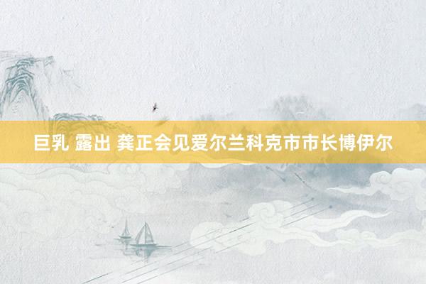 巨乳 露出 龚正会见爱尔兰科克市市长博伊尔