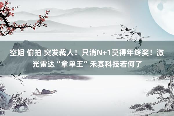 空姐 偷拍 突发裁人！只消N+1莫得年终奖！激光雷达“拿单王”禾赛科技若何了