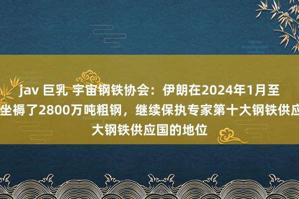jav 巨乳 宇宙钢铁协会：伊朗在2024年1月至11月技术坐褥了2800万吨粗钢，继续保执专家第十大钢铁供应国的地位