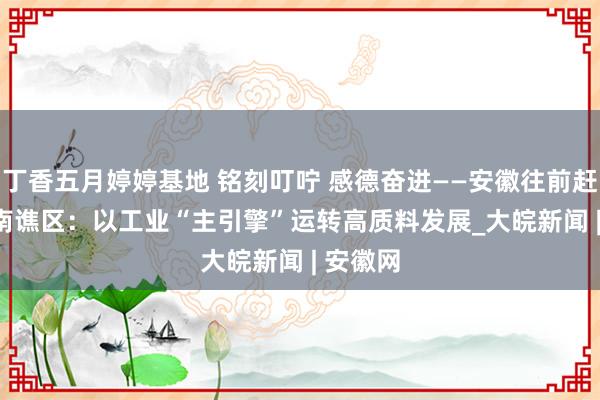 丁香五月婷婷基地 铭刻叮咛 感德奋进——安徽往前赶 | 滁州南谯区：以工业“主引擎”运转高质料发展_大皖新闻 | 安徽网