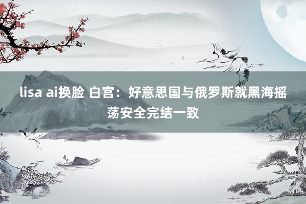 lisa ai换脸 白宫：好意思国与俄罗斯就黑海摇荡安全完结一致
