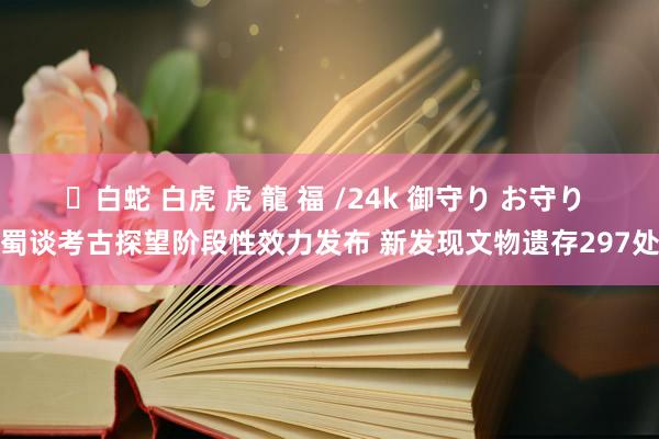 ✨白蛇 白虎 虎 龍 福 /24k 御守り お守り 蜀谈考古探望阶段性效力发布 新发现文物遗存297处